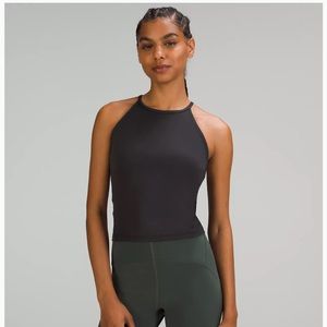 Lululemon Black Lightweight High-Neck Yoga Tank Top